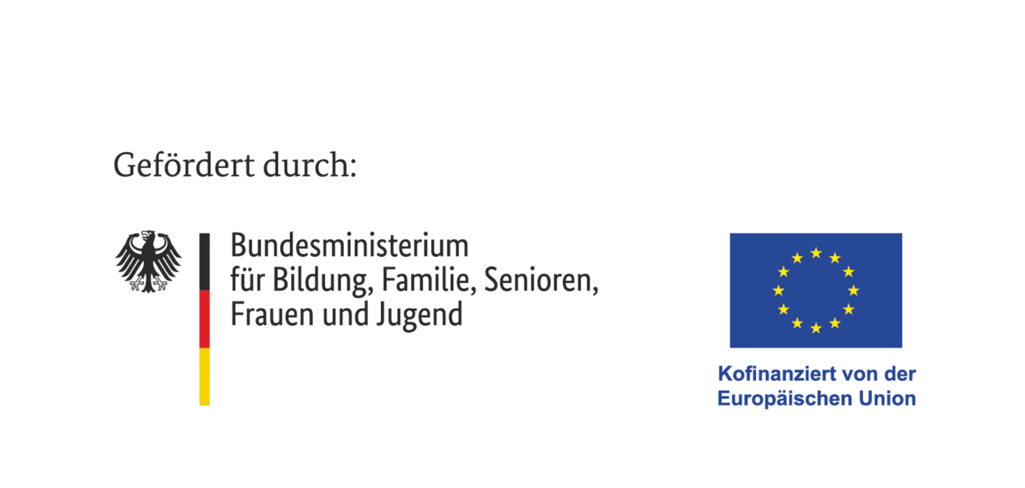 Logo BMFSFJ-ESF Förderlogo